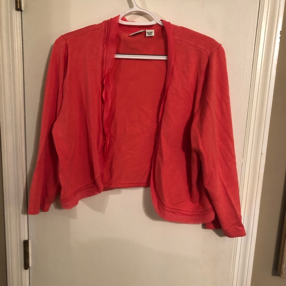 Coral 3/4 sleeve shrug